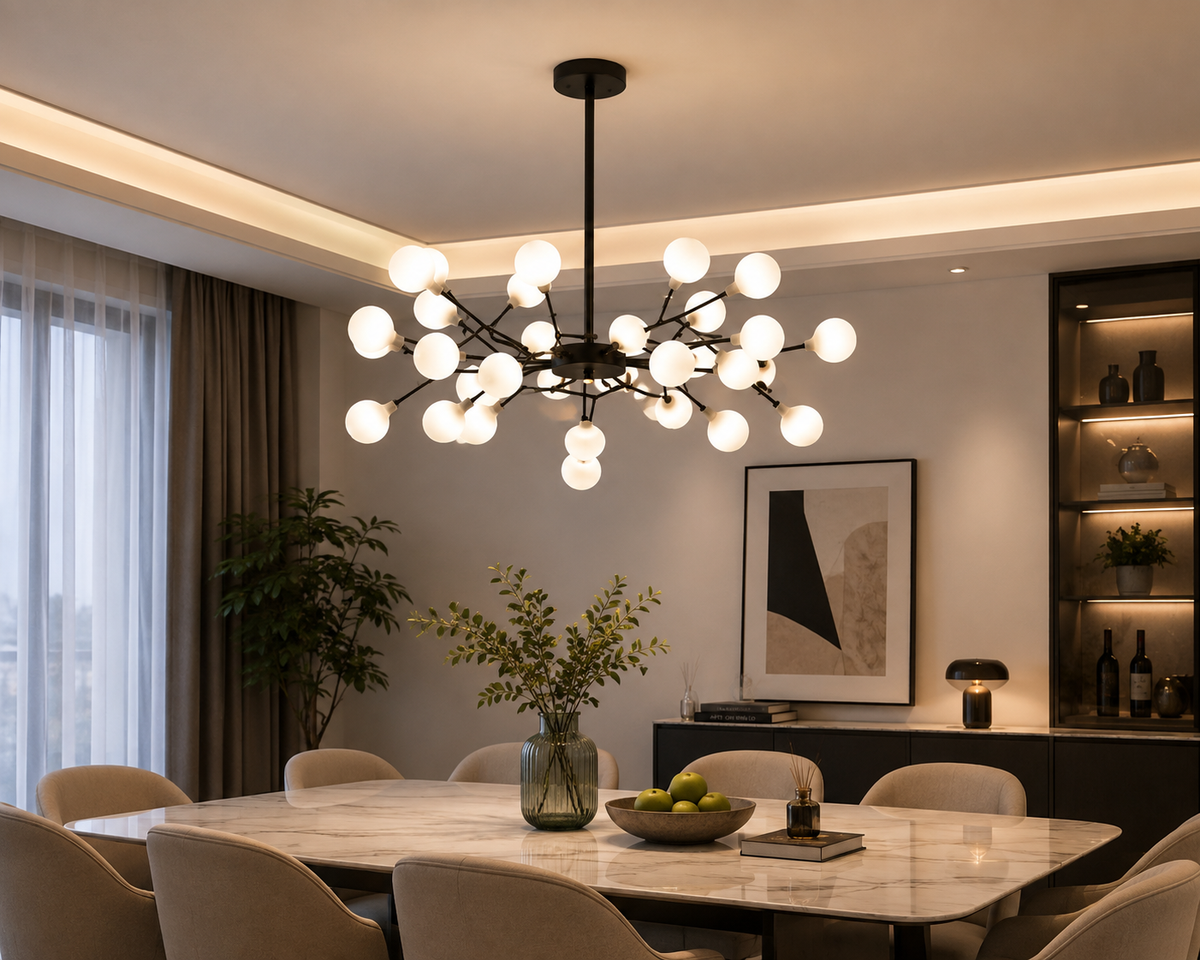 Lustre À Branches Avec 30 Lumières