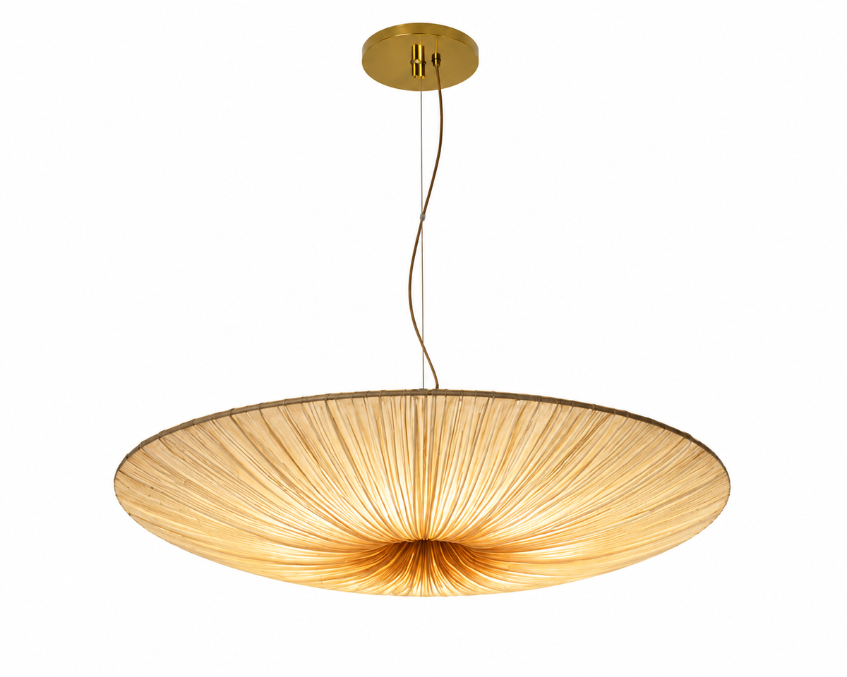 Lustre Wabi-Sabi en Tissu – Élégance Japonaise